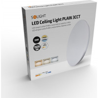 LED stropní světlo Plain, 3CCT, 24W, 1920lm