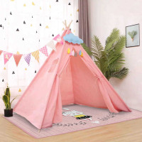 Dětský stan TEEPEE 100x100x120 cm - růžový