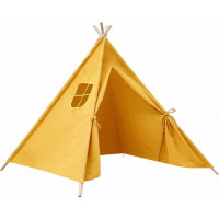 Dětský stan TEEPEE 100x100x120 cm - žlutý