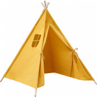 Dětský stan TEEPEE 120x120x160 cm - žlutý