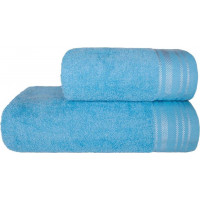 Bavlněný ručník DAVE - 50x90 cm - 400g/m2 - světle modrý