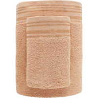 Bavlněný ručník DAVE - 50x90 cm - 400g/m2 - světle hnědý