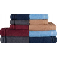 Bavlněný ručník DAVE - 50x90 cm - 400g/m2 - světle hnědý