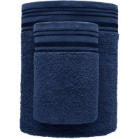 Bavlněný ručník DAVE - 50x90 cm - 400g/m2 - tmavě modrý