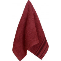 Bavlněný ručník DAVE - 30x50 cm - 400g/m2 - vínově červený