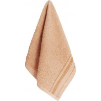 Bavlněný ručník DAVE - 30x50 cm - 400g/m2 - světle hnědý