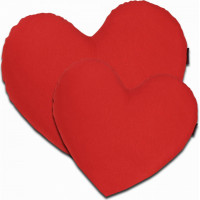 Polštář CLEO Srdce 45x45 cm - červený