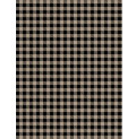 Deka přehoz RETRO Check 130x170 cm - béžová/černá