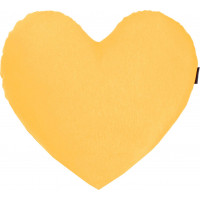 Polštář CLEO Srdce 45x45 cm - žlutý