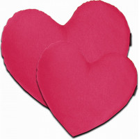 Polštář CLEO Srdce 45x45 cm - růžový