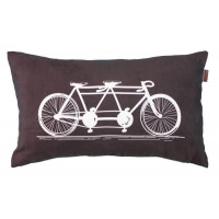 Povlak na polštář BICYCLE TANDEM 30x50 cm - černý