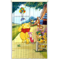 Dětský závěs DISNEY - Medvídek PÚ s kamarády - 140x245 cm