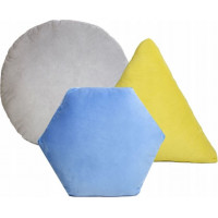 Polštář SHAPE Circle 45 cm - šedý