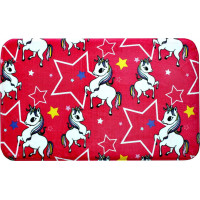 Pěnová koupelnová předložka UNICORN 50x80 cm - růžová