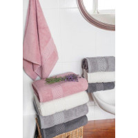 Bavlněný ručník ROUTE - 50x90 cm - 650g/m2 - šedý