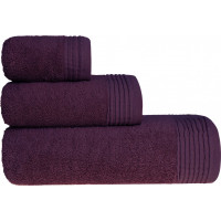 Bavlněný ručník MEL - 50x90 cm - 500g/m2 - tmavě fialový