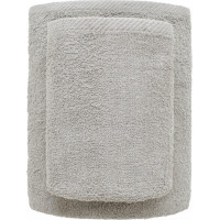 Bavlněný ručník IRENA - 50x100 cm - 500g/m2 - stříbrný