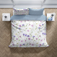 Bavlněné povlečení COTTAGE HOME 006 - 140x200 cm + 70x90 cm