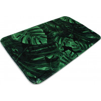 Pěnová koupelnová předložka GREEN JUNGLE 50x80 cm - zelená