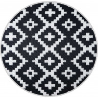 Kusový koberec PERSA 120 cm - černý