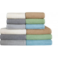 Bavlněný ručník LETO - 30x50 cm - 400g/m2 - stříbrný