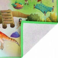Dětský koberec LITTLE HIPPO - 112x75 cm - Park dinosaurů