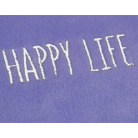 Ručník HAPPY LIFE 30x70 cm - fialový