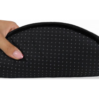 Podsedák na židli MARIE 36 cm - černý