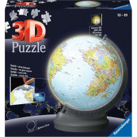 RAVENSBURGER Puzzleball Svítící Globus (Zeměkoule) 548 dílků