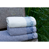Bavlněný ručník GARDEN - 50x90 cm - 500g/m2 - modrý