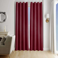 Designový závěs s kroužky PAOLA PREMIUM VELVET 140x260 cm - bordó
