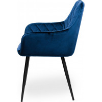 Modré designové křeslo HAVANA