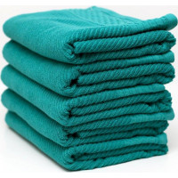 Bavlněný ručník BARELLO - 50x90 cm - 500g/m2 - tyrkysový zelený