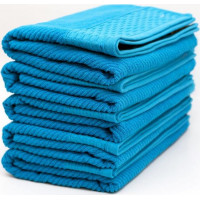 Bavlněný ručník BARELLO - 50x90 cm - 500g/m2 - tyrkysový modrý