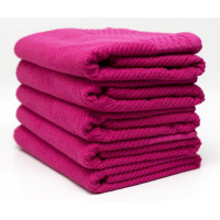 Bavlněný ručník BARELLO - 50x90 cm - 500g/m2 - fuchsiový fialový