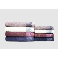 Bavlněný ručník GARDEN - 50x90 cm - 500g/m2 - modrý