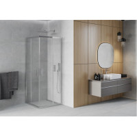 Sprchový kout MAXMAX MEXEN RIO transparent - 90x90 cm, 860-090-090-01-00