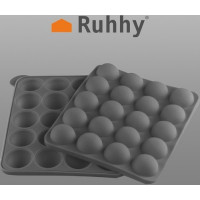 Silikonová forma na pečení cakepops + 20 špejlí