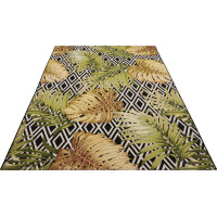 Kusový koberec Flair 105611 Diamonds and Leaves Multicolored