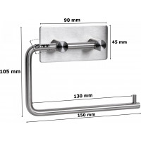 Stříbrný držák toaletního papíru BOZAN