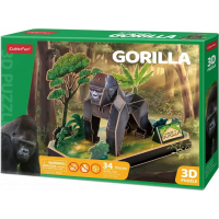CUBICFUN 3D puzzle Gorila 34 dílků
