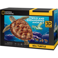 CUBICFUN 3D puzzle National Geographic: Mořská želva 31 dílků