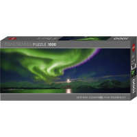 HEYE Panoramatické puzzle Polární záře 1000 dílků