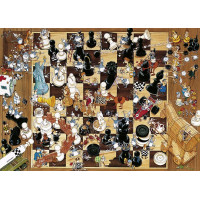 HEYE Puzzle Černá nebo bílá (Šachy) 1000 dílků