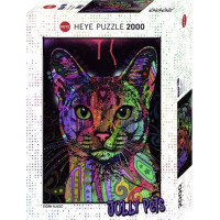 HEYE Puzzle Jolly Pets: Habešská kočka 2000 dílků