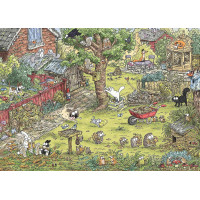 HEYE Puzzle Simon’s Cat: Dobrodružství na zahradě 1000 dílků