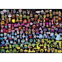HEYE Puzzle Doodle Rainbow 1000 dílků