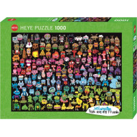HEYE Puzzle Doodle Rainbow 1000 dílků