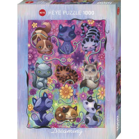 HEYE Puzzle Dreaming: Koťata 1000 dílků