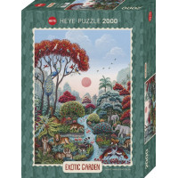 HEYE Puzzle Exotic garden: Ráj divočiny 2000 dílků